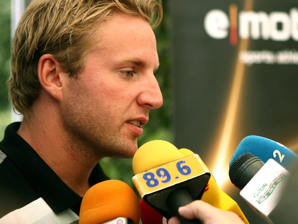 Eishockey Spieler Thomas Vanek