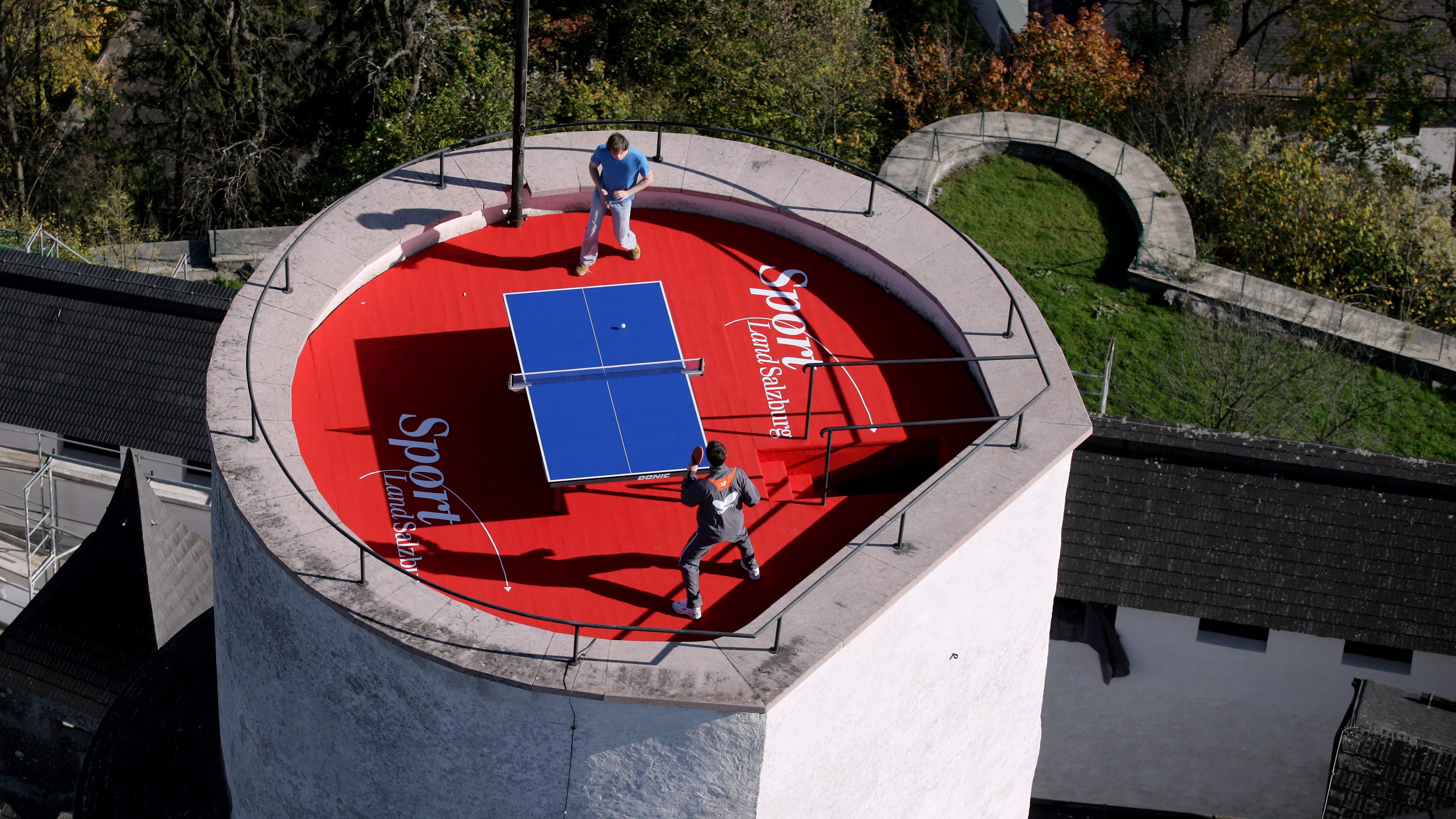 Tischtennis Turnier am Dach